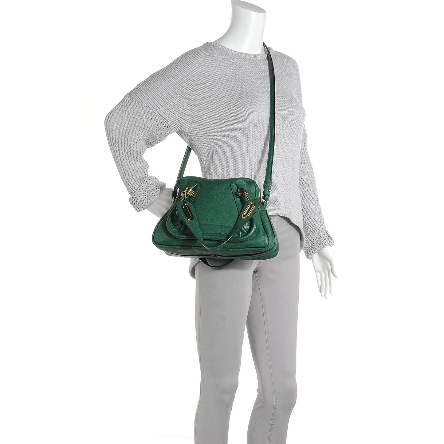 Calfskin Small Paraty Racing Green
