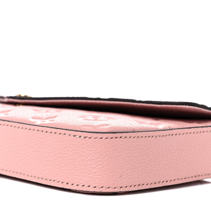 Louis Vuitton Empreinte Pochette Felicie Chain Wallet Rose Poudre 9 of 9
