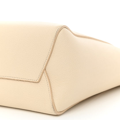 Celine Soft Grained Calfskin Small Sangle Bucket Bag Vanilla 8 of 10