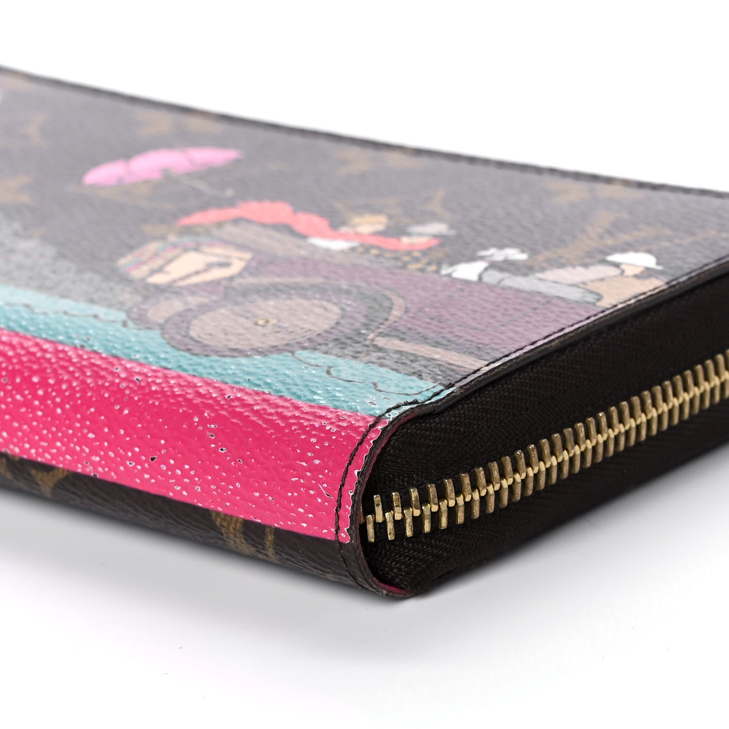 Louis Vuitton Monogram 2015 Christmas Animation Zippy Wallet Hibiscus 9 of 9