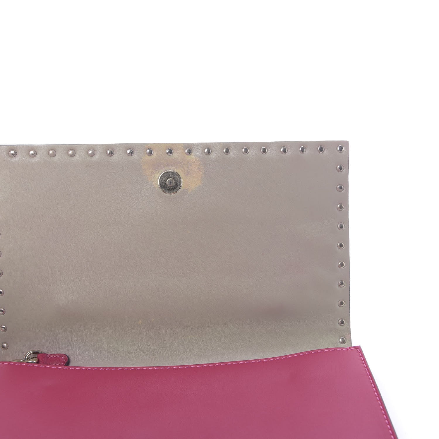 Valentino Garavani Nappa Rockstud Wristlet Clutch Cyclamin 12 of 12