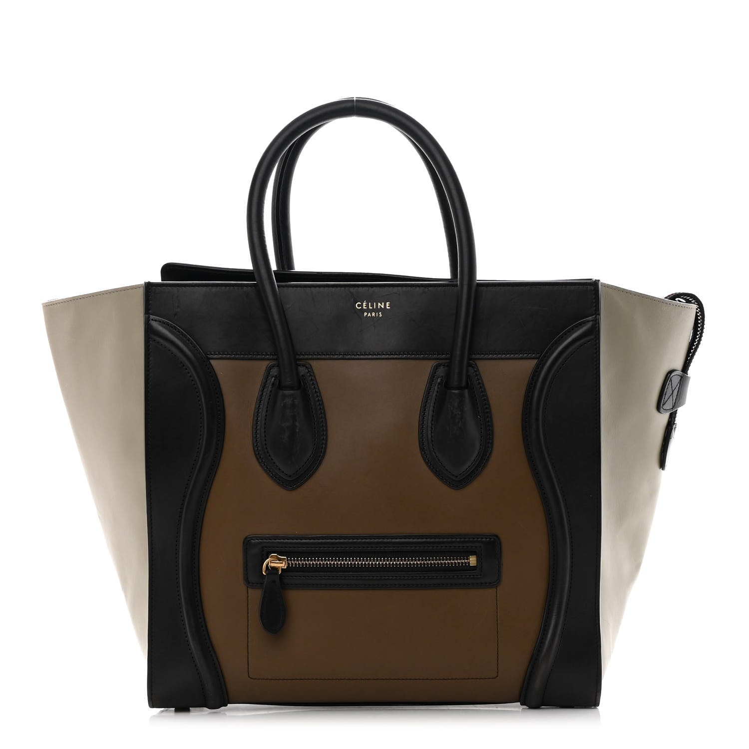Celine Satin Calfskin Tri-Color Luggage Multicolor 1 of 28