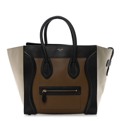 Celine Satin Calfskin Tri-Color Luggage Multicolor 1 of 28