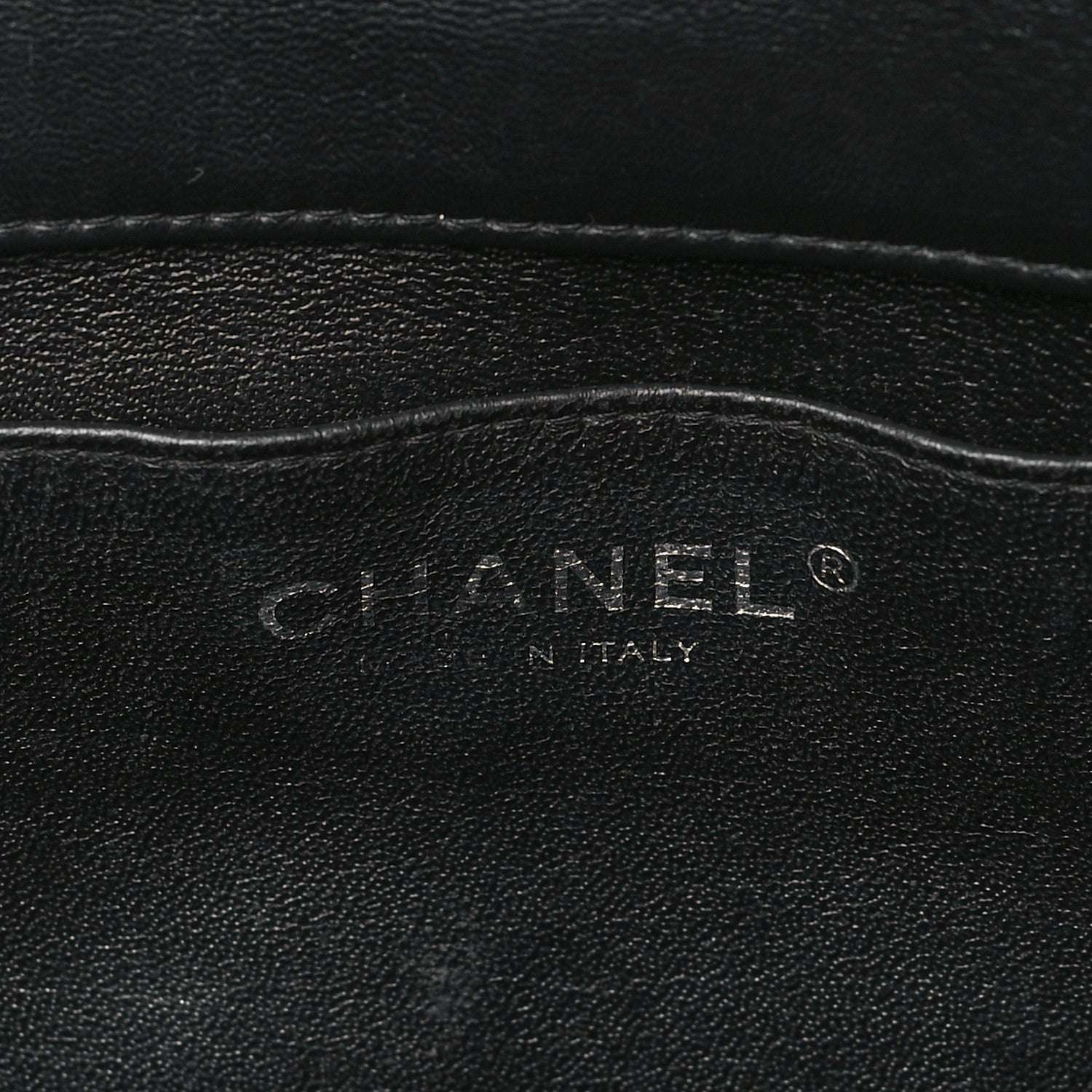 Chanel Lambskin Quilted Clutch With Chain Flap Black 6 of 9