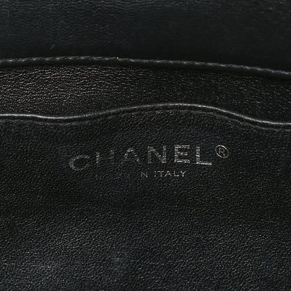 Chanel Lambskin Quilted Clutch With Chain Flap Black 6 of 9