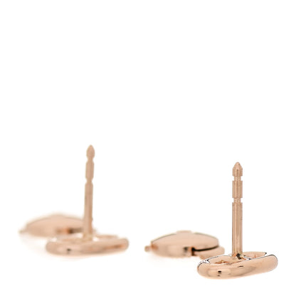 Hermes 18K Rose Gold TPM Farandole Stud Earrings 3 of 5