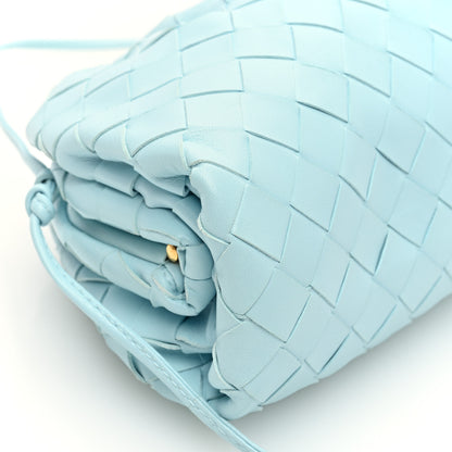 Bottega Veneta Nappa Intrecciato The Mini Pouch Pale Blue 8 of 9