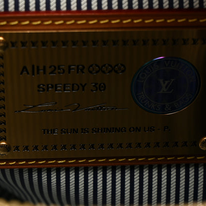 Louis Vuitton Calfskin Monogram Speedy P9 Bandouliere 30 Indigo 8 of 12