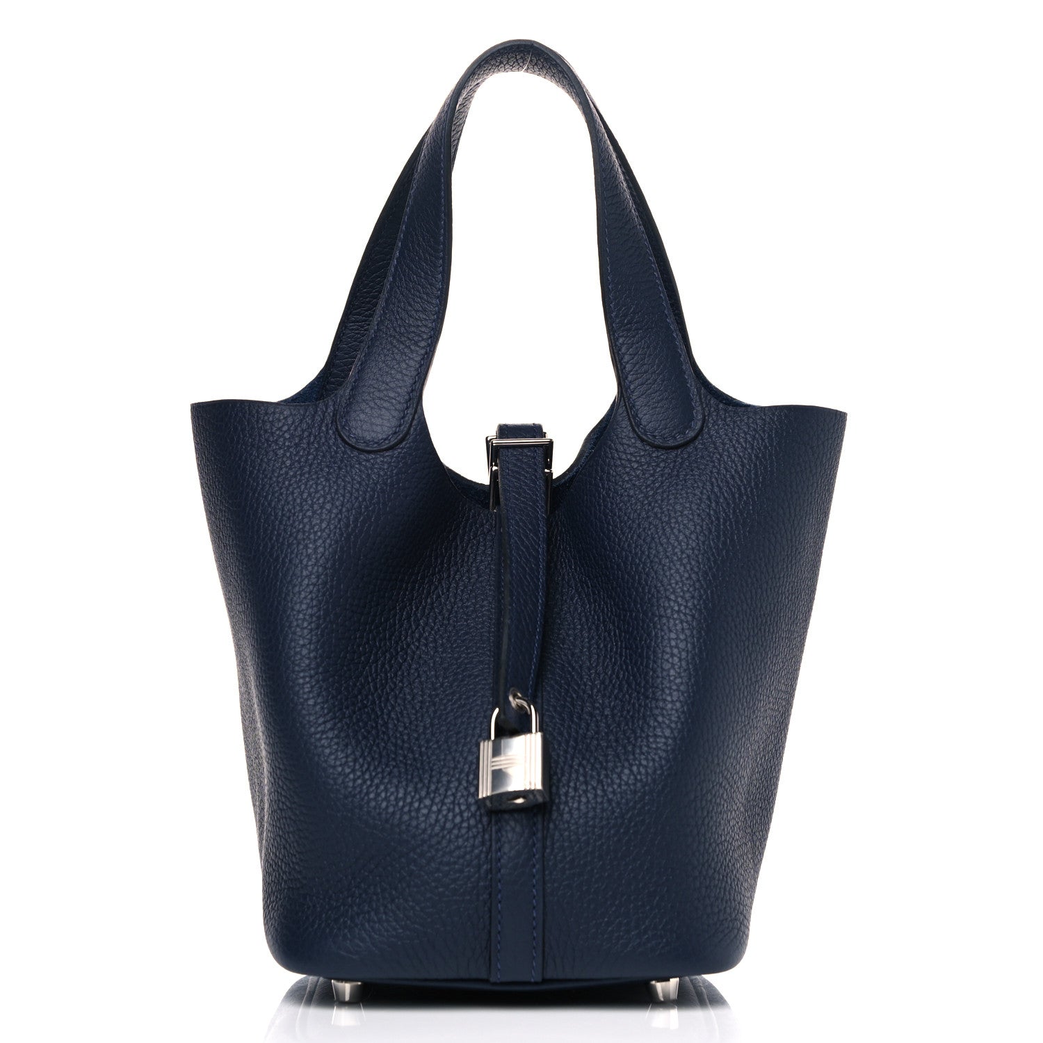 Hermes Taurillon Clemence Picotin Lock 18 PM Bleu Nuit 1 of 12