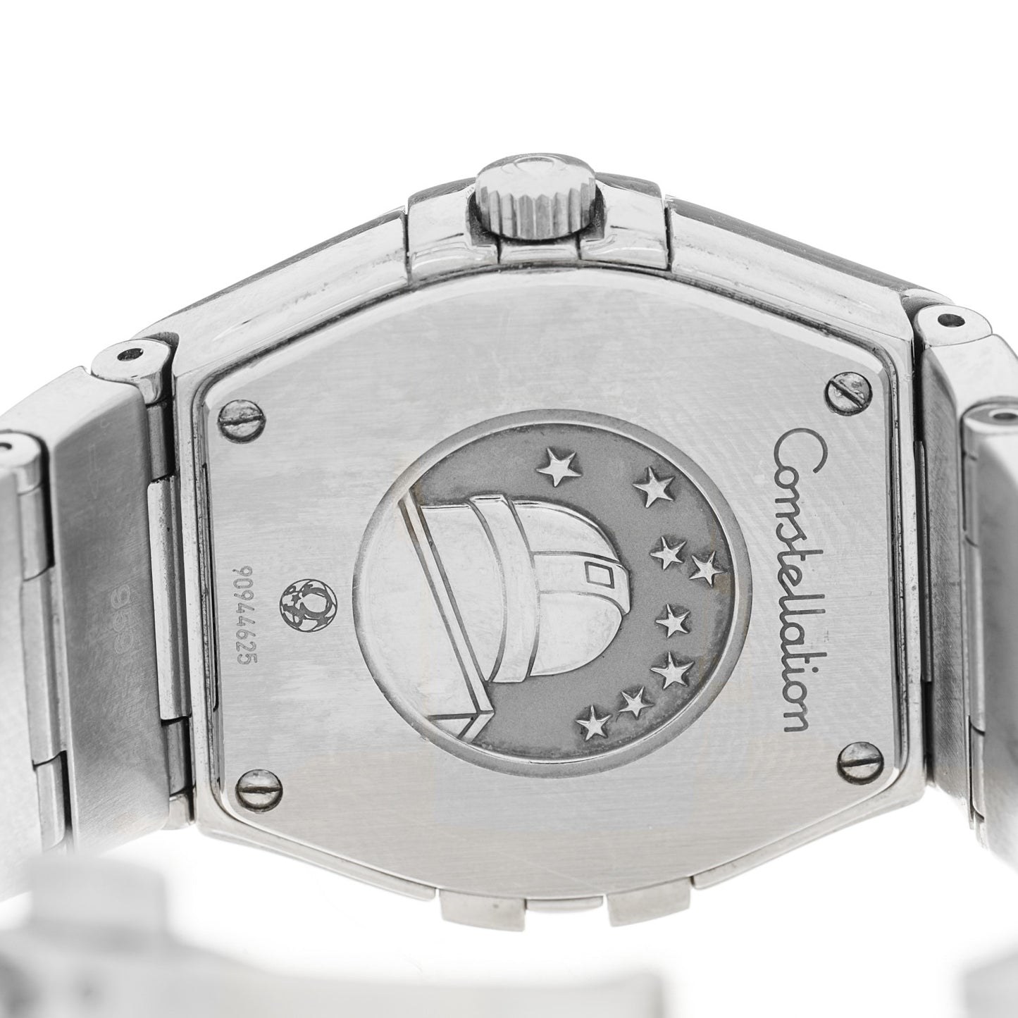 Stainless Steel Diamond Mother of Pearl 27mm Constellation Quartz Watch 123.10.27.60.55.002