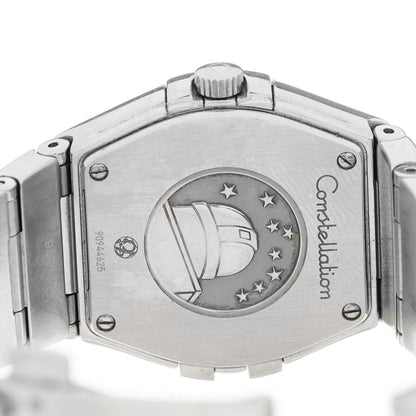 Omega Stainless Steel Diamond Mother of Pearl 27mm Constellation Quartz Watch 123.10.27.60.55.002 4 of 4