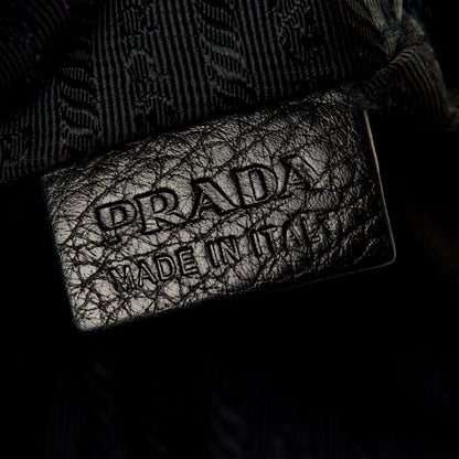 Prada Vitello Daino Hobo Black 6 of 11