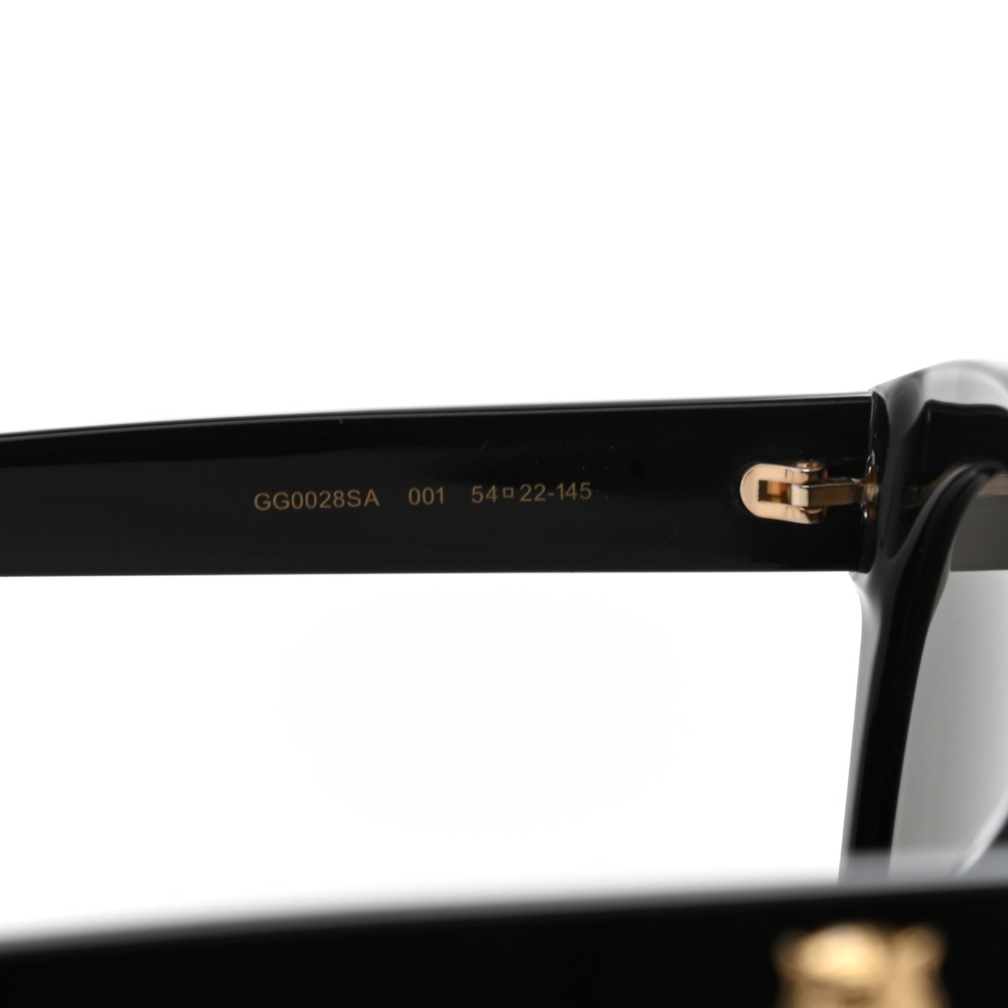 Round GG Sunglasses GG0028SA Black