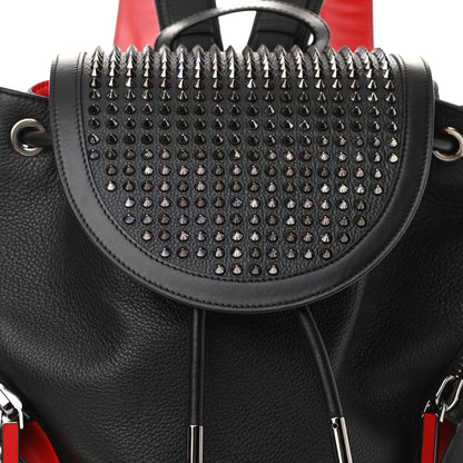 Christian Louboutin Calfskin Spiked Explorafunk Backpack Black 8 of 10
