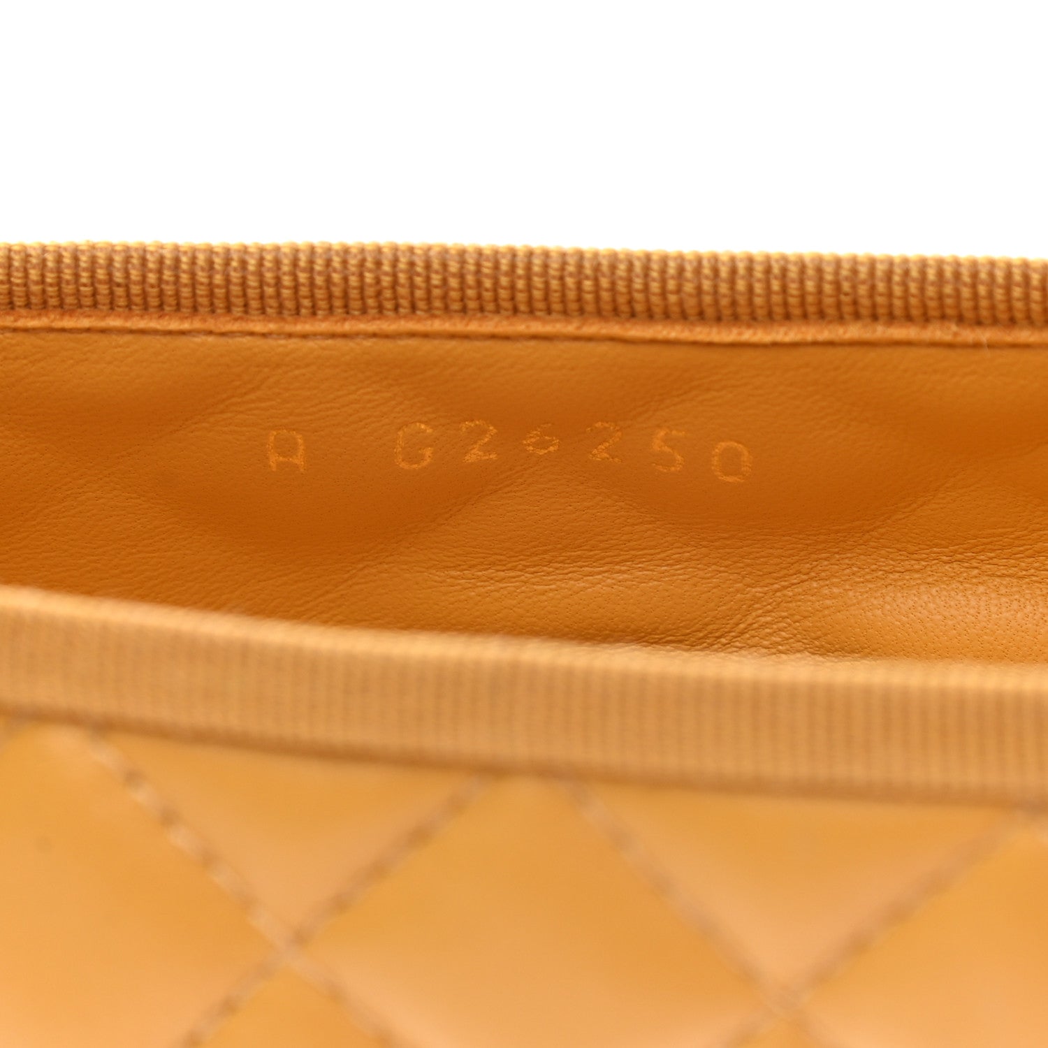 Chanel Lambskin Quilted CC Cap Toe Ballerina Flats 39.5 Yellow 8 of 8
