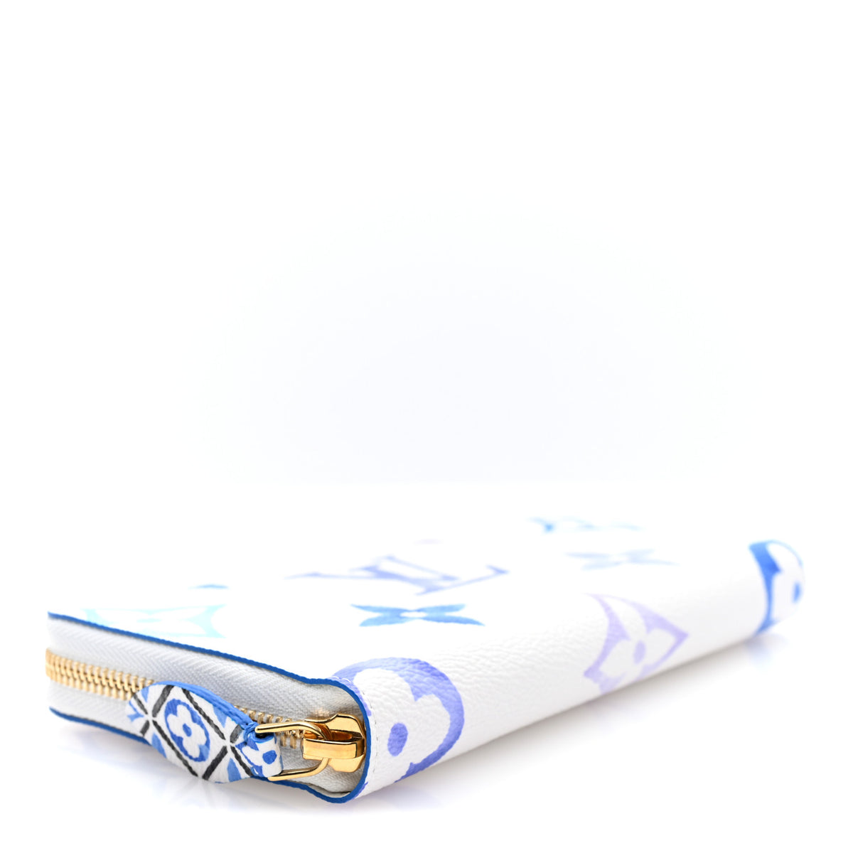 Louis Vuitton Monogram Giant By The Pool Zippy Wallet Resort Blue 4 of 7