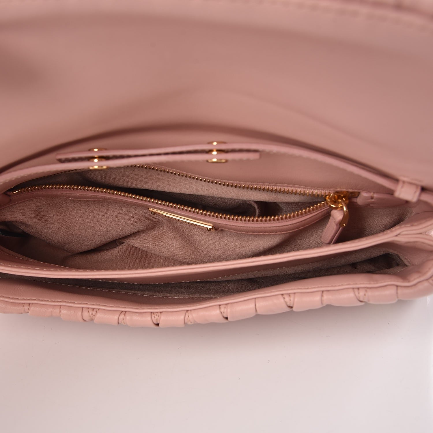 Miu Miu Nappa Matelasse Clutch Orchidea 5 of 9