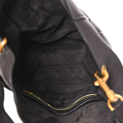 Celine Goatskin Sangle Bucket Bag Dark Taupe 4 of 15