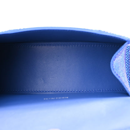 Balenciaga Strass Suede Hourglass Top Handle Bag XS Electric Blue 5 of 11