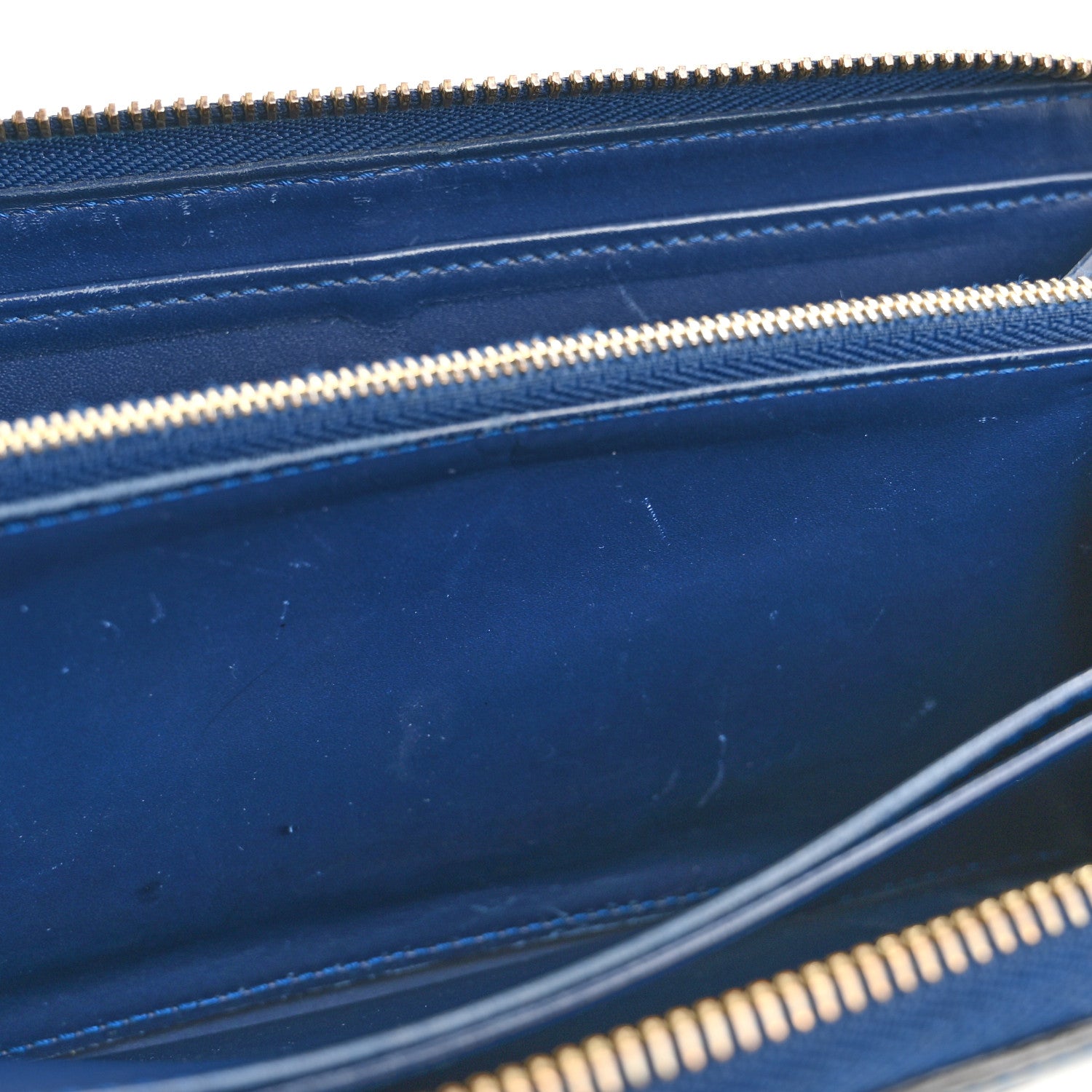 Louis Vuitton Vernis Zippy Wallet Grand Blue 9 of 19