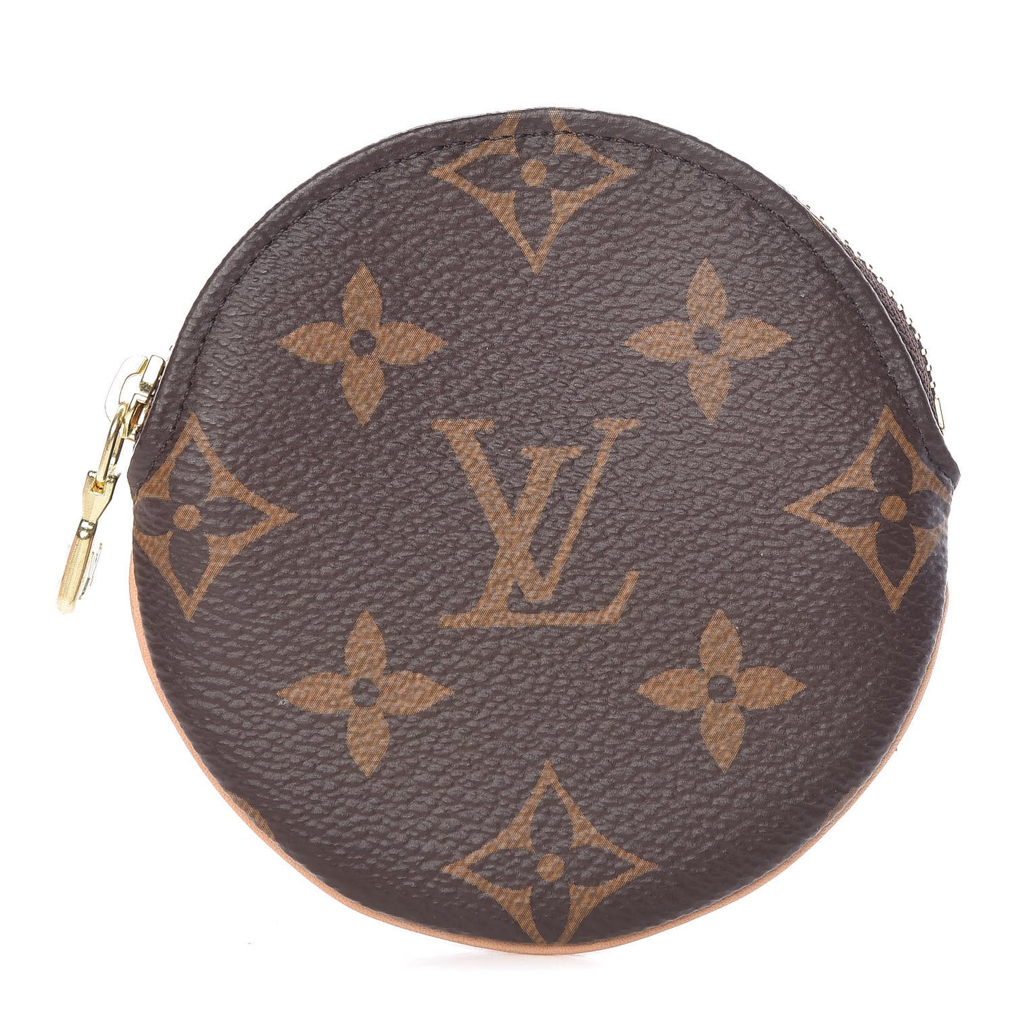 Monogram Round Coin Purse