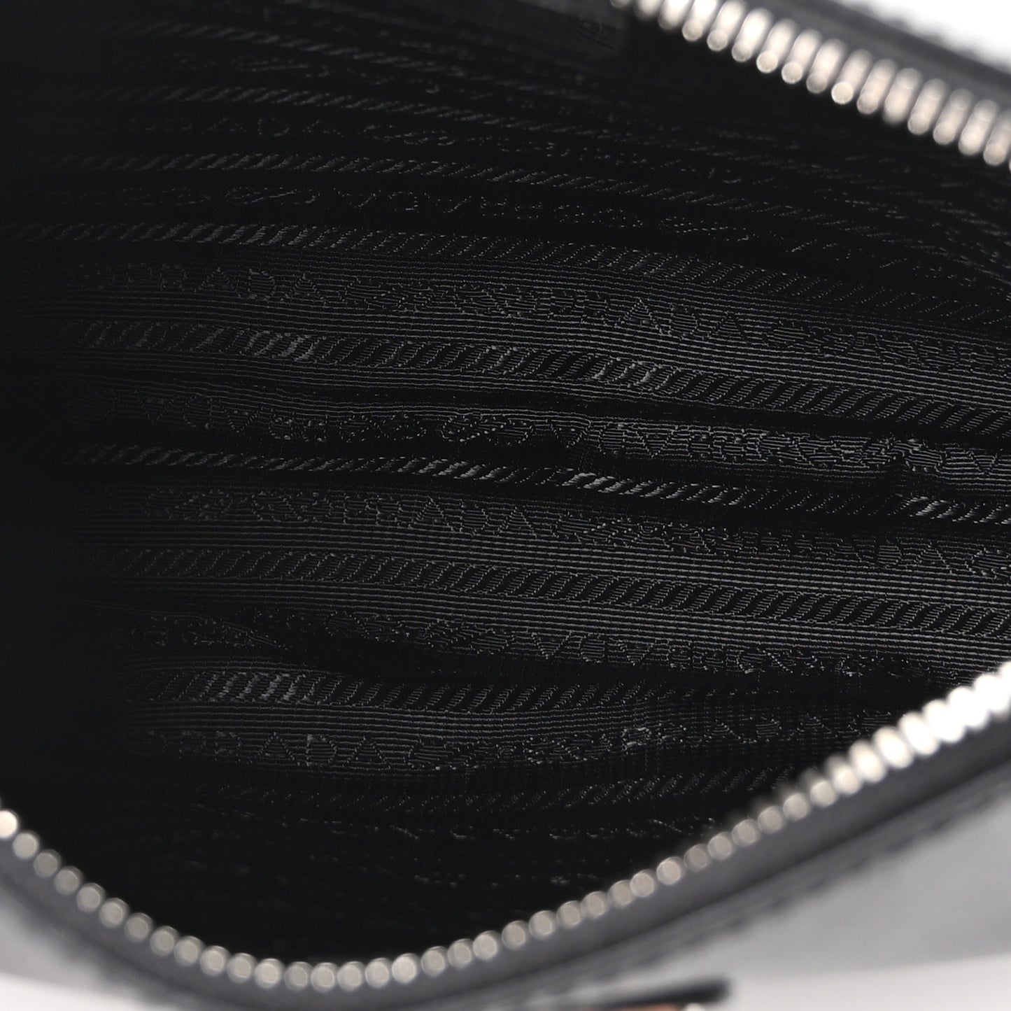 Saffiano Travel Pocket Zippered Shoulder Bag Black