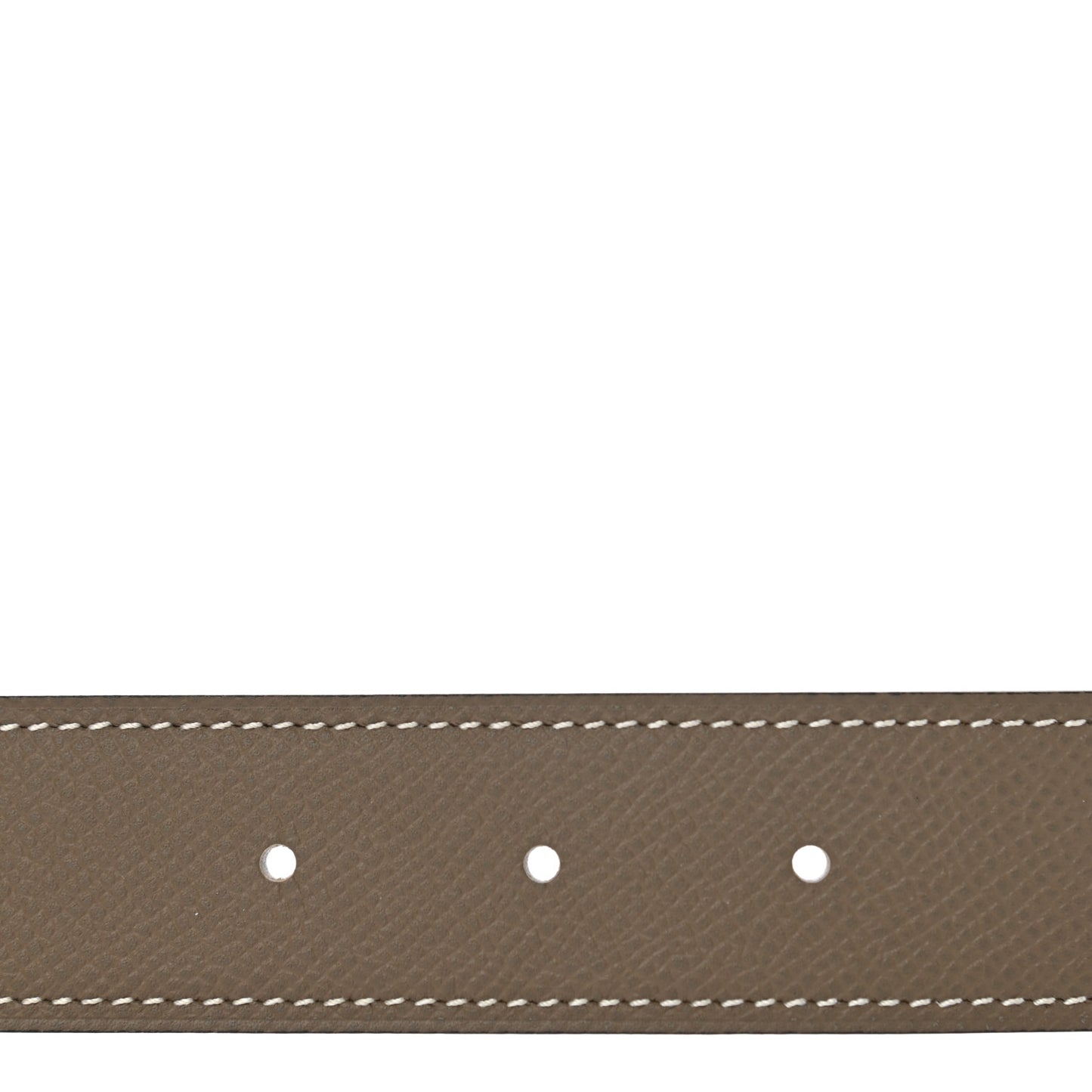 Epsom PVD Plated 32mm H Belt 80 Etoupe White