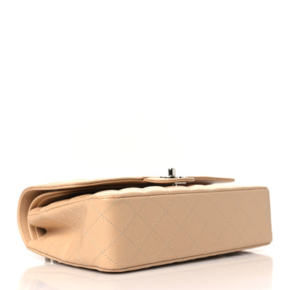 Chanel Caviar Quilted Medium Double Flap Beige 4 of 10