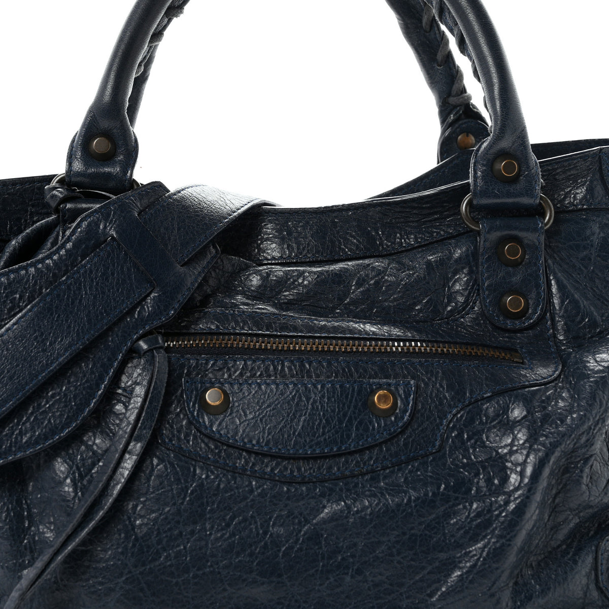 Balenciaga Agneau Classic Hardware City Bleu Obscur 9 of 11