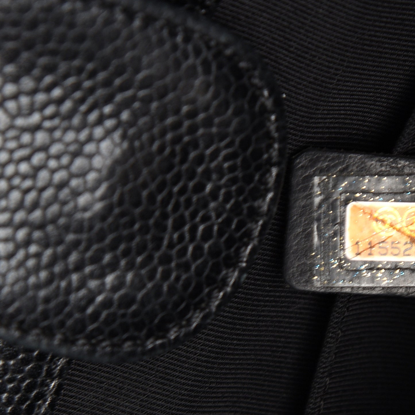 Caviar Quilted Petit Shopping Tote PST Black