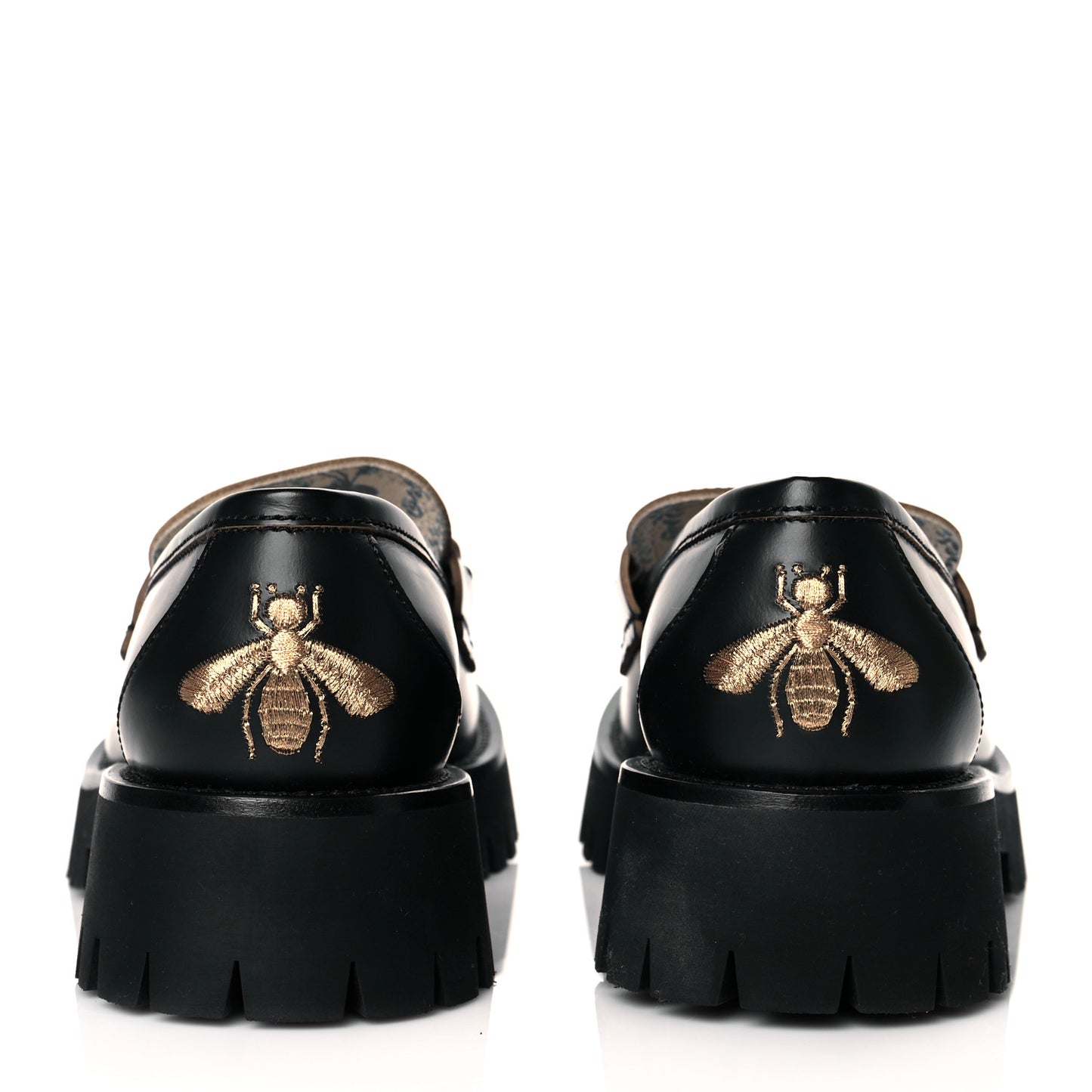 Cordovan Lux Womens Harald Horsebit 25mm Platform Loafers 40.5 Black