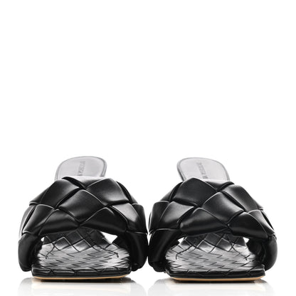 Bottega Veneta Nappa Maxi Intrecciato Lido Mule Sandals 40 Black 2 of 7