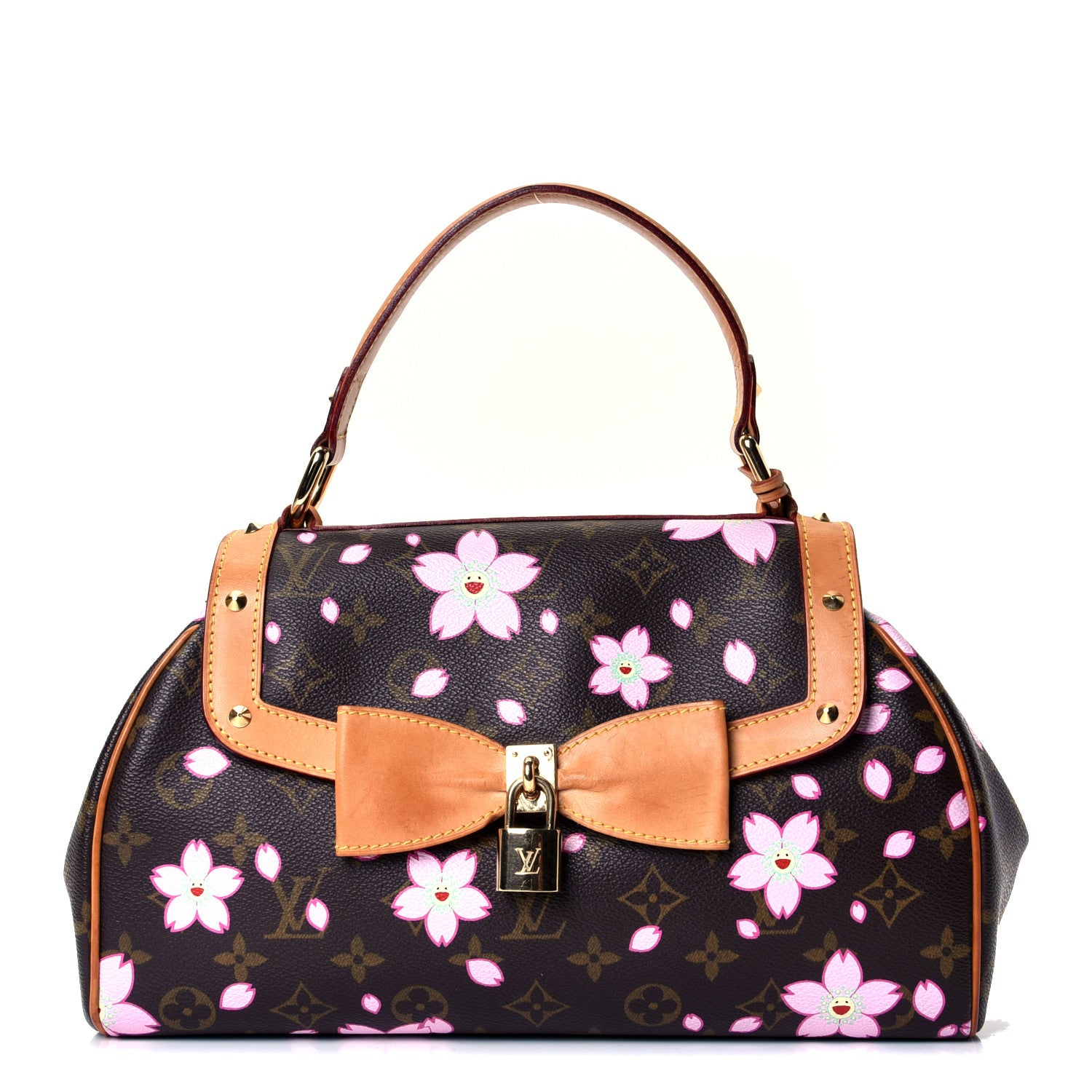 Louis Vuitton Monogram Cherry Blossom Sac Retro Bag Brown 1 of 4