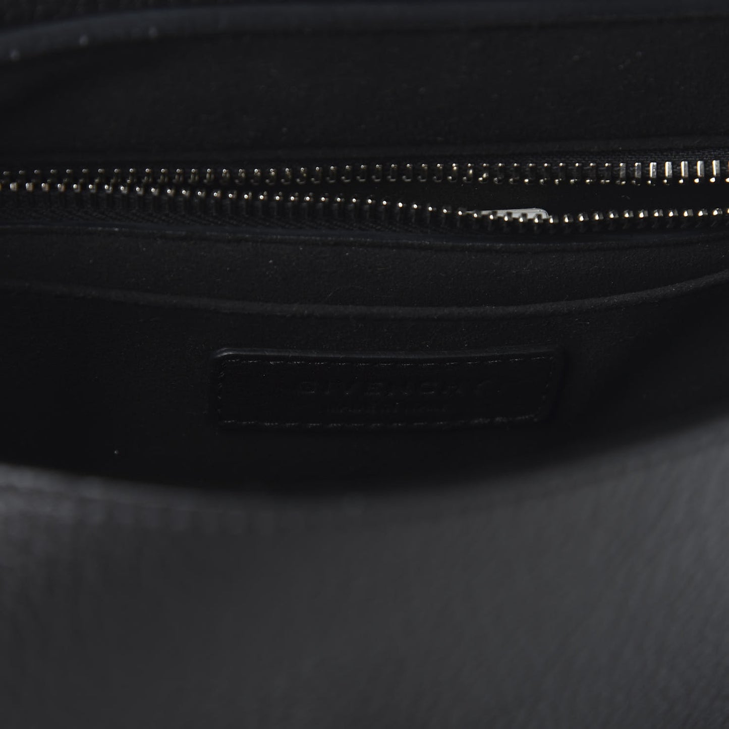 Grained Calfskin Mini Shark Lock Satchel Black