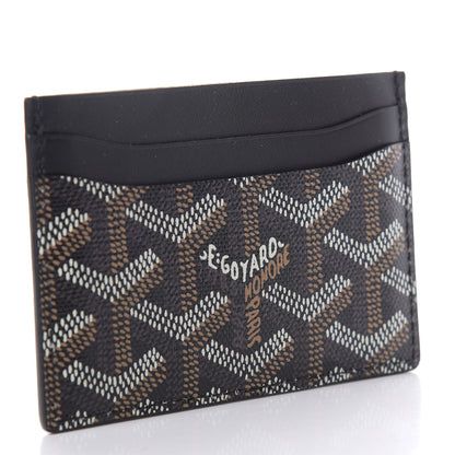 Goyard Goyardine Saint Sulpice Card Holder Black 3 of 7