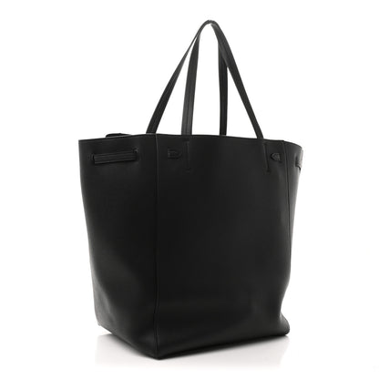 Celine Soft Grained Calfskin Medium Belt Cabas Phantom Black 3 of 10