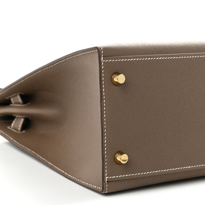 Hermes Epsom Kelly Sellier 32 Etoupe 9 of 11