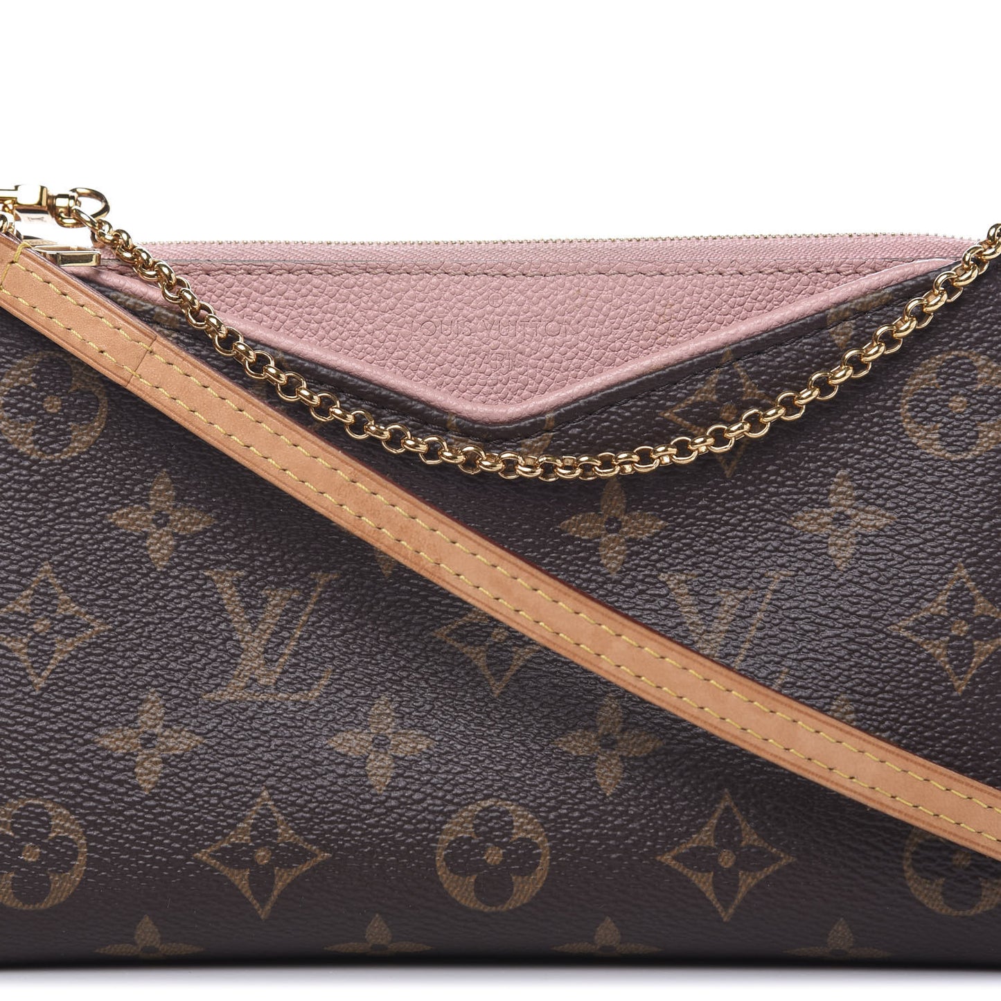 Monogram Pallas Clutch Rose Poudre