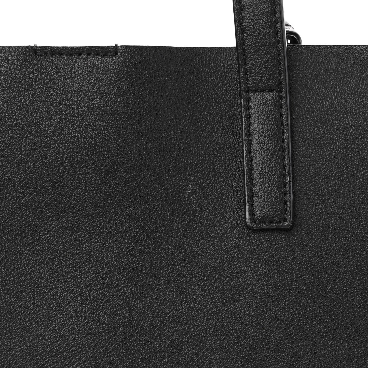 Calfskin Toy Shopping Tote Black