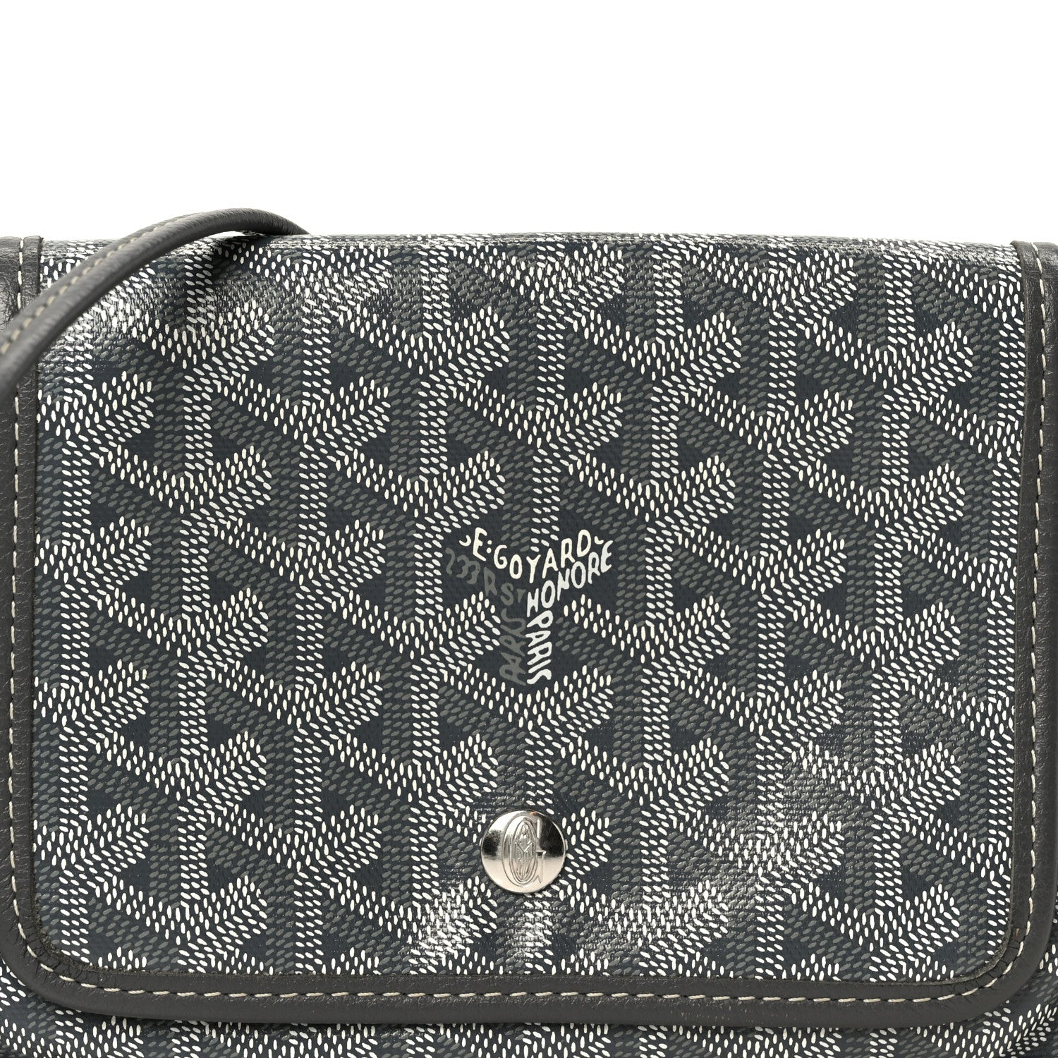 Goyard Goyardine Plumet Wallet Clutch Grey 9 of 11