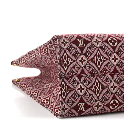 Louis Vuitton Jacquard Since 1854 Onthego GM Bourdeaux 8 of 9