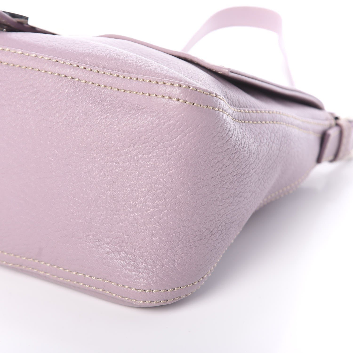 Fendi Nappa Elefante Big Forever Mama Baguette Lilla 7 of 8
