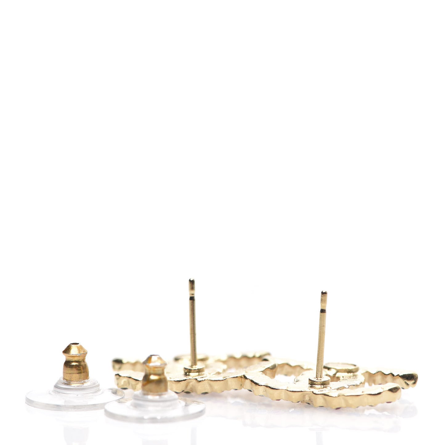 Crystal Over The Rainbow CC Earrings Gold Multicolor
