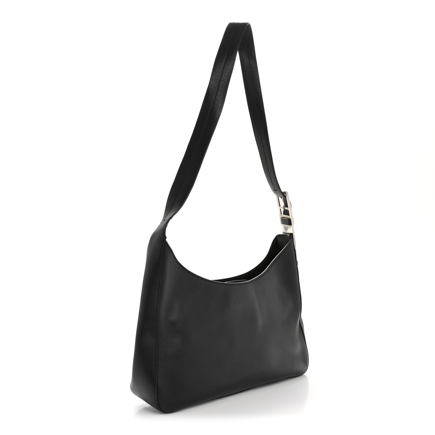 Prada Vitello Trend Shoulder Bag Black 3 of 14
