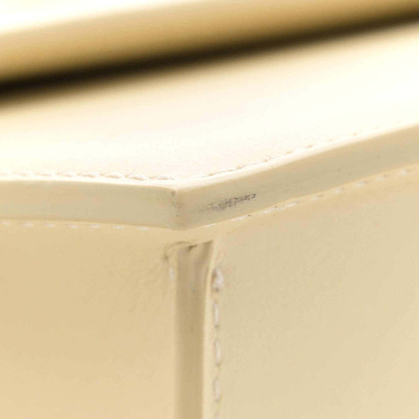 Smooth Calfskin Le Bambino Long White