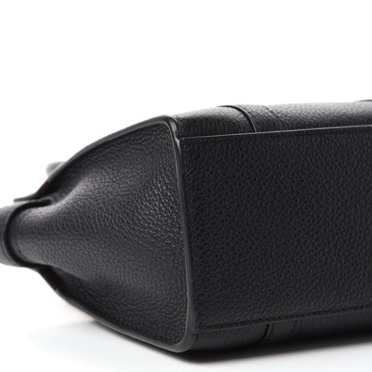 Mulberry Small Classic Grain Micro Bayswater Zip Tote Black 6 of 9