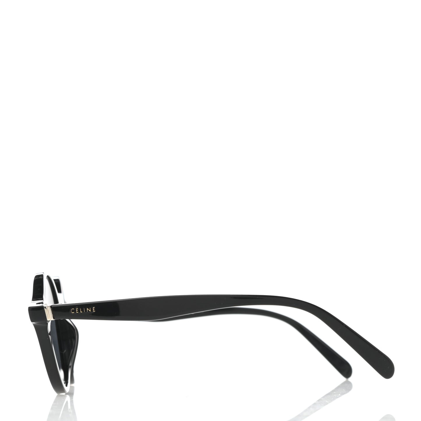 Acetate Round Sunglasses CL41434/S Black