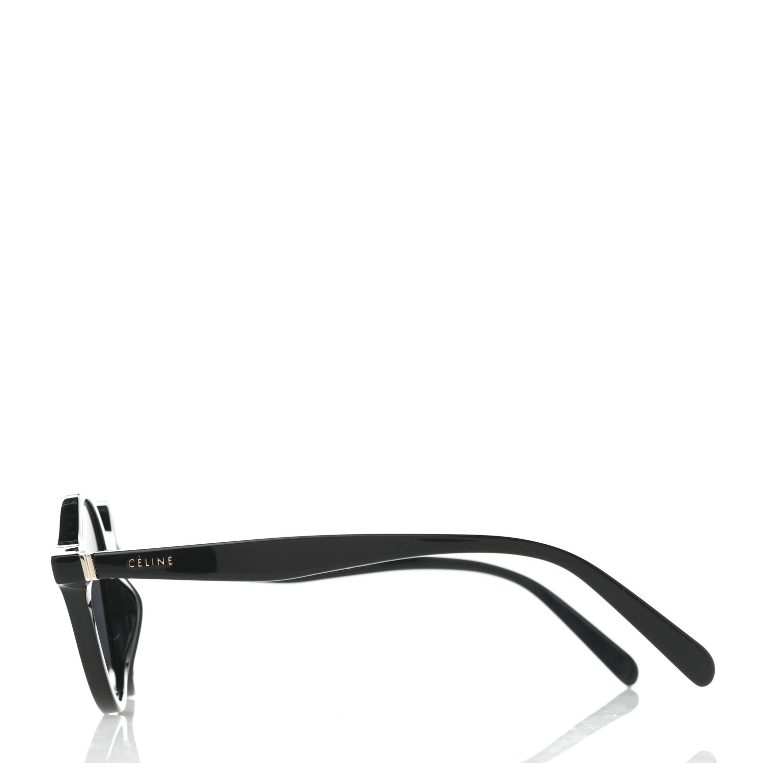 Celine Acetate Round Sunglasses CL41434/S Black 3 of 12