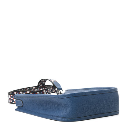 Hermes Taurillon Clemence Zigzag Evelyne TPM Deep Bleu Bleu Zellige Indigo Black 4 of 10