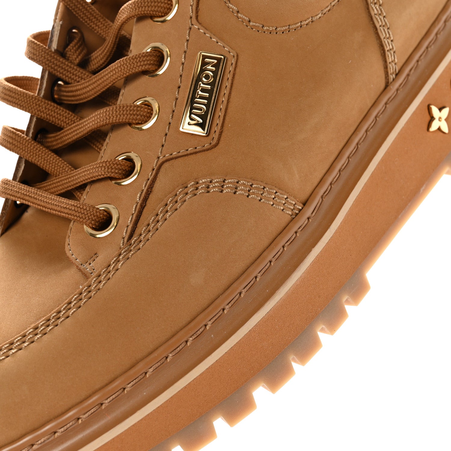 Louis Vuitton Suede Mens Abbesses Derby Beige 13 of 16